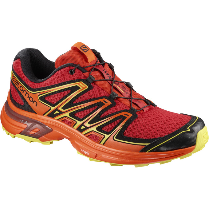 SALOMON WINGS FLYTE 2 Philippines - Men's Trail Running Shoes - Orange | 514206-HKY